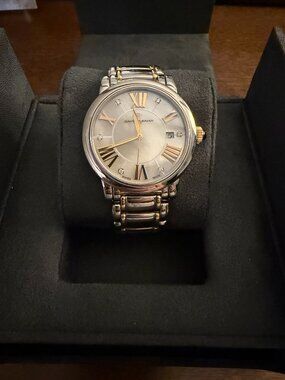 David Yurman Classic Two-Tone Diamond Swiss Watch 2017 w/ Box